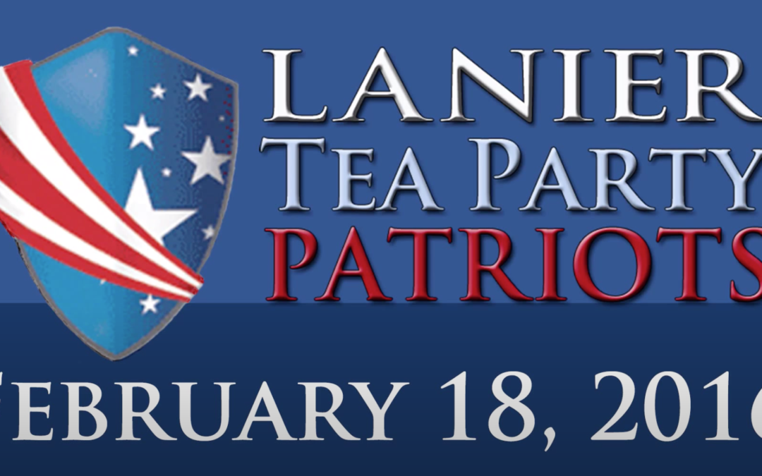 Ted Metz shares some thoughts with Lanier TEA Party Patriots February 18, 2016